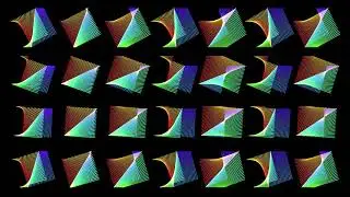 Curved planes inside a cube