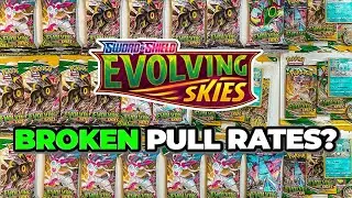 CAN WE GET THE EVOLVING SKIES BROKEN PULL RATE BATCH FROM POKEMON CENTER UK? (SLEEVED & TRIPLE PACK)