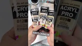 Aké produkty budeš potrebovať pre dekoračný obraz so zlatým prvkom? #artmie #painting #artsupplies