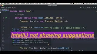 intelliJ code completion not working- showing no suggestions. Just switch off the power save mode