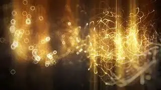 GOLDEN THREADS OVERLAY MOTION BACKGROUND 4k ( Golden threads black screen & green screen )