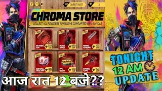 8TH MARCH TONIGHT UPDATE FREE FIRE | NEW WEB EVENT CHROMA | HOLI SPECIAL NEW BUNDLE 2023