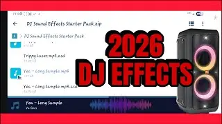🔥 DJ SOUND EFFECTS 2026 | FREE DJ SAMPLES 2026 | DJ DROPS 2026 | (NEW)