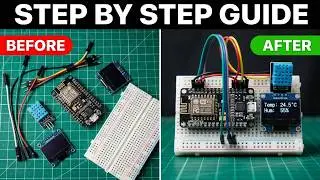 ESP8266 DHT11 Sensor Interface With OLED Display | IoT Project