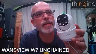 Updated Description! Take control of your WANSVIEW W7 2K 3MP Outdoor Security Camera -  no-tools!