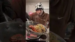 Cook dinner with me… 👨🏽‍🍳✅ #cooking #cook #steak #lobster #crab