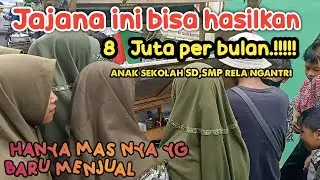 jajanan sekolahan || omset 8 jt per bulan,,viral martabak telor meler🔥🔥