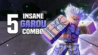 5 INSANE GAROU COMBOS | The Strongest Battlegrounds 
