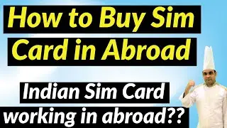 How To Buy Sim Card In Abroad / Indian Sim Card working in Abroad / Best Sim Card in Dubai Bahrain