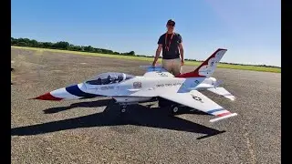 1/5 SCALE JET LEGEND GENERAL DYNAMICS F-16 FIGHTING FALCON  USAF THUNDERBIRDS - KT210 TURBINE - 2021
