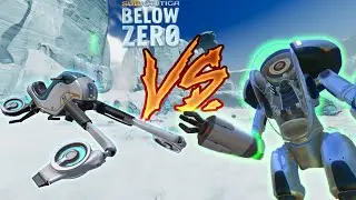 PrawnSuit VS SnowFox.  Subnautica: Below Zero