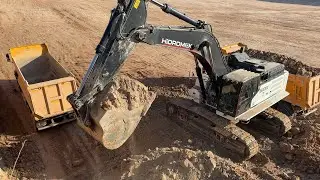 Hidromek Excavator Ford Truck Loading