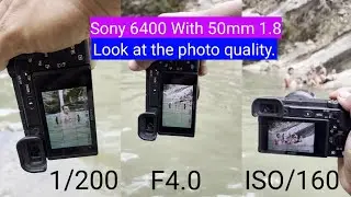 Sony a6400 Outdoor Image Lens Sony 50mm f1.8 ||#pov. Sony a6400
