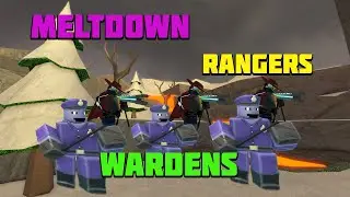 SOLO Wardens and Rangers *** NEW map MELTDOWN *** - Roblox Tower Defense Simulator