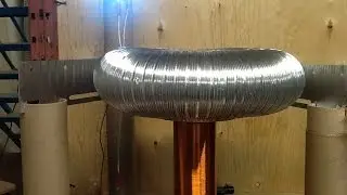 Pt 21 TMT Tesla Magnifying Transmitter: Both Resonators on load