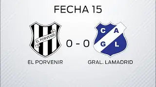 EL PORVENIR 0 GRAL. LAMADRID 0 - GOLES