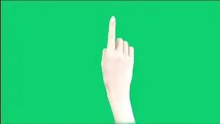 Hand click green screen no copyright | Hand gestures green screen video editing