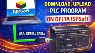 Delta PLC Program Upload & Download using ISPSoft | Delta PLC Tutorial in Bangla