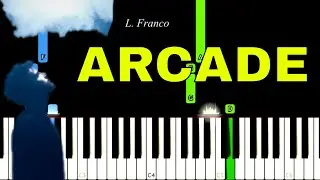 Duncan Laurence - Arcade | EASY Piano Tutorial