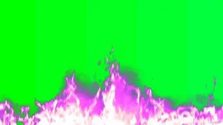 Pink Fire Green Screen Video
