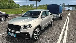 Mercedes X-clas REALISTIC DRIVING | City Car Driving simulator