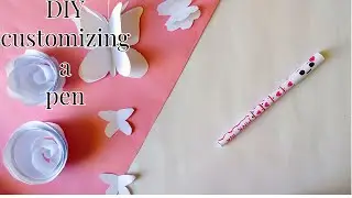 DIY cute pen with paper