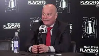 Jim Montgomery on Brad Marchand's Leadership | Bruins vs Leafs Game 3 Postgame Interview