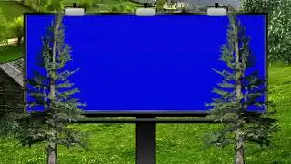 Blue Screen Billboard