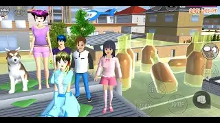 Kota Sakura Banjir Minyak Yang Banyak Sakura Kaget🤣😱🛢️ | Sakura School Simulator | Papi Wilson
