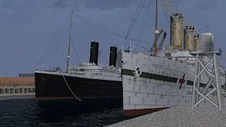Britannic Departs Southampton 1916