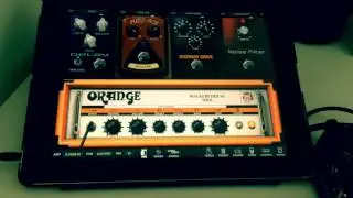 Amplitube iPad + iRig Stomp + Amp Orange