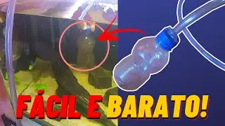 COMO FAZER SIFÃO/SIFONADOR (ASPIRADOR DE AQUÁRIO) CASEIRO | DIY