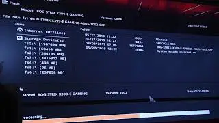 Asus ROG STRIX X399 Bios Flash