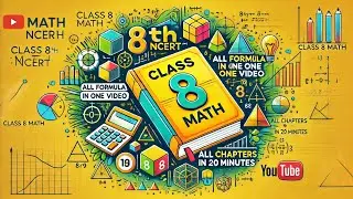Class 8 Math NCERT all chapters formula in one Video || Math all formula class 8 #maths #class8