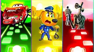 👀 Lightning Mcqueen 🆚 Sheriff Labrador 🆚 Siren Head. 🎶 Who Is Best?