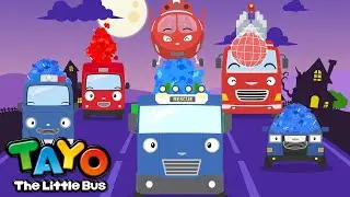 Rescue Team Trick or Treat Song | Red vs Blue | Tayo Halloween Song | Tayo the Little Bus