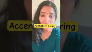 Accenture hiring!!!! 