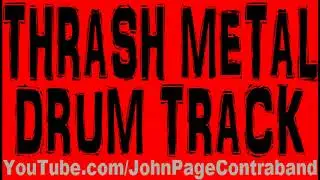 Thrash Heavy Metal Punk Drum Backing Track Beat Song