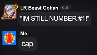 I Put LR Beast Gohan into Character ai