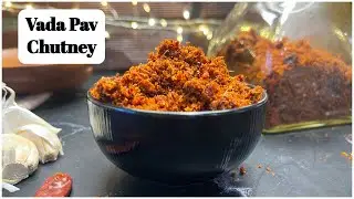 Series “17”VADAPAV CHUTNEY Recipe |Lahsun 🧄 ki Chutney-Street Style Dry Garlic Chutney For VADAPAV