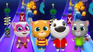 TALKING TOM GOLD RUN X ORO ALL CHARACTER PART 7 KARMEN QUEEN