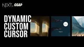 Smooth Dynamic Custom Cursor Animations with GSAP and Nextjs