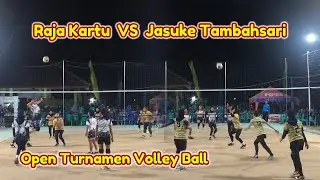Raja Kartu (Bumi Ratu - Pagelaran) Vs Jasuke (Tambahsari) #turnamen #bolavoli #voli #tulungagung