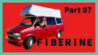 Fiberglass Topper At Fiberine On A 1998 Chevy Astro Van In Wilmington California