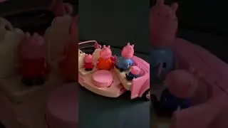 Пеппа свинка семья машина свет звук