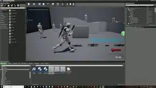 UE4 Max Payne Shoot Dodge mid air aim transition WIP