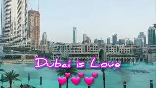 Amazing Fountain in Dubai | Nakakamiss mag Dubai 💕💕