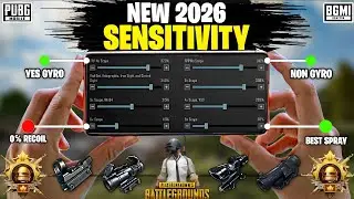 NEW UPDATE 4.2 CODE 🔥 PUBG MOBILE/BGMI SENSITIVITY SETTINGS 2026 | BEST SCOPE SENSITIVITY SETTINGS✅