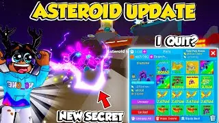 DID I QUIT Clicker Simulator? New ASTEROID UPDATE I Got The New COOLEST SECRET Pet in The Game 60Ud+
