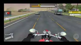 Moto rider go highway traffic level 7
